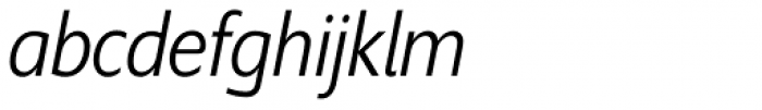 Supra Condensed Light Italic