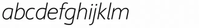 Supra Mezzo ExtraLight Italic