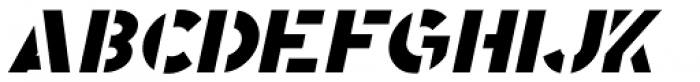 Surface Stencil Oblique JNL