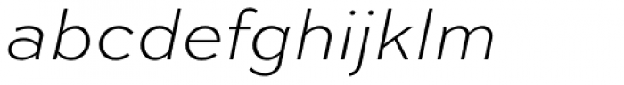 Sweet Sans ExtraLight Italic