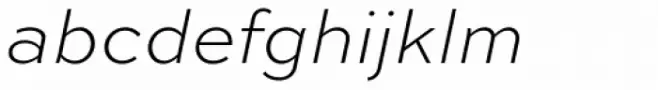 Sweet Sans Pro ExtraLight Italic