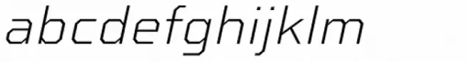 Sweet Square ExtraLight Italic