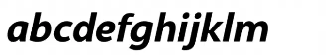 Syabil ExtraBold Italic
