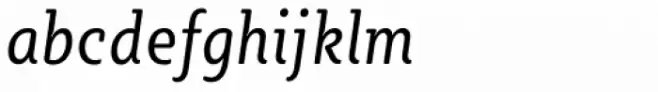 Sybilla Soft Pro Condensed Book Italic