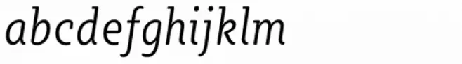 Sybilla Soft Pro Condensed Light Italic