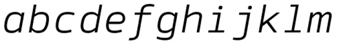 Syke Mono Light Italic