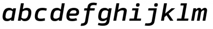 Syke Mono Medium Italic