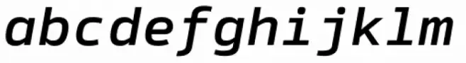 Syke Mono Medium Italic