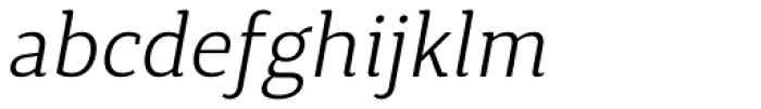 Synerga Pro Light Italic