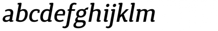 Synerga Pro Medium Italic