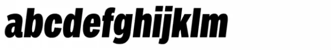 Sztos Bold Condensed Italic