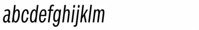 Sztos Extra Light Condensed Italic