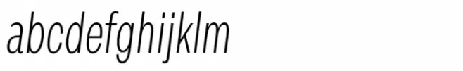 Sztos Hairline Condensed Italic