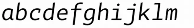 Tabac Mono Italic
