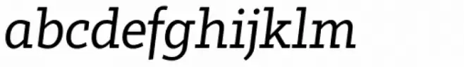 Tabac Slab Italic