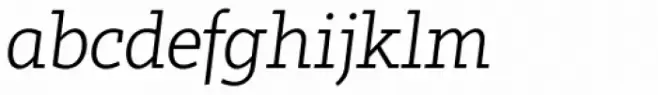 Tabac Slab Light Italic
