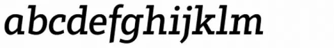 Tabac Slab Medium Italic