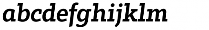 Tabac Slab SemiBold Italic