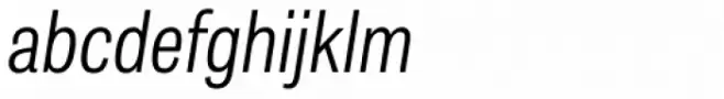 Tablet Gothic Condensed Light Oblique