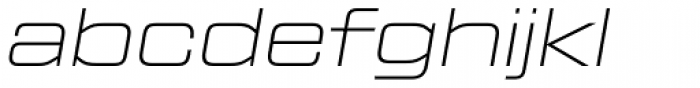 Tactic Sans Extended Thin Italic