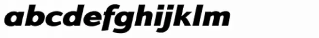 Talis ExtraBlack Italic