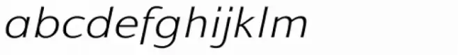 Talis ExtraLight Italic