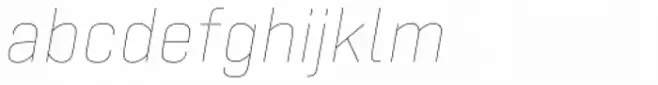 Tamba Sans Thin Italic