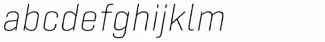 Tamba Sans XLight Italic