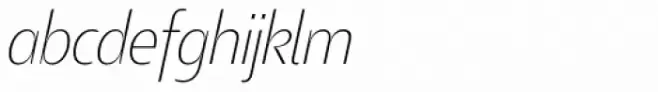 Tang UltraLight Italic
