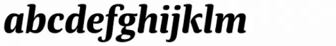Tanger Serif Medium Bold Italic