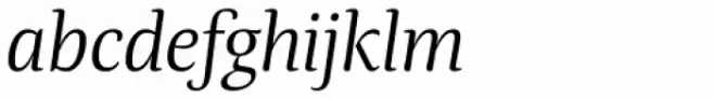 Tanger Serif Medium Book Italic