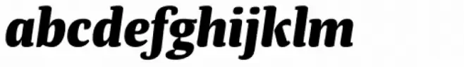 Tanger Serif Medium ExtraBold Italic