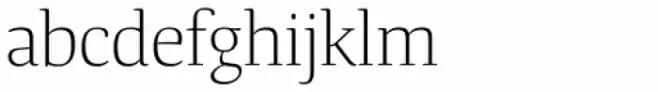 Tanger Serif Medium Light