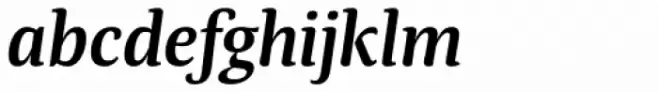 Tanger Serif Medium SemiBold Italic