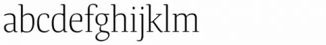 Tanger Serif Narrow Light