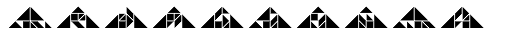 Tangram Triangles Inline