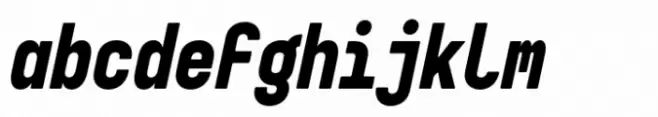 Targa Pro Mono Extrabold Italic