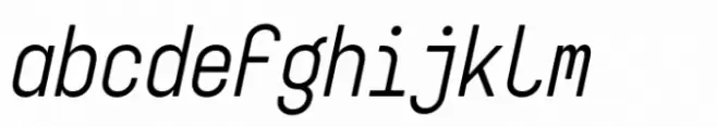 Targa Pro Mono Italic