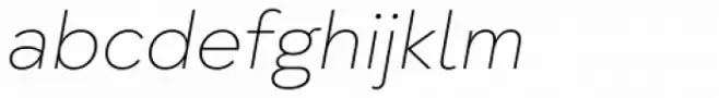 Taro Thin Italic