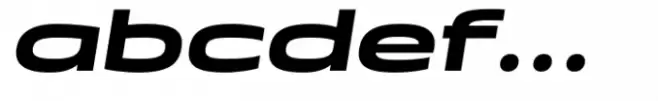 Taruno Wide Bold Italic