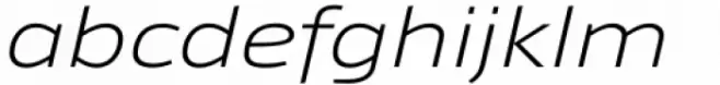 Taz Extended Light Italic