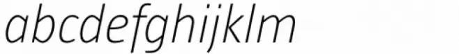 Taz Text ExtraLight Italic