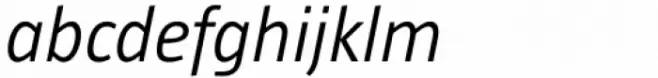 Taz Text SemiLight Italic