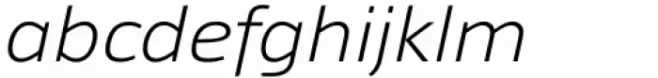 Taz Wide Light Italic