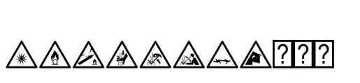 TB Symbols Color Warning