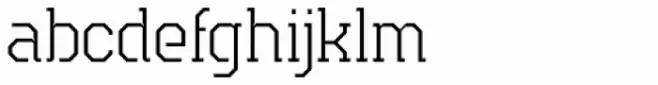 Teco Serif Thin