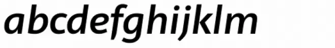 Telder HT Pro Semi Bold Italic