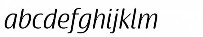 Terfens Gothic Condensed Book Italic