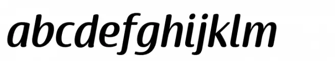 Terfens Gothic Condensed Demi Italic