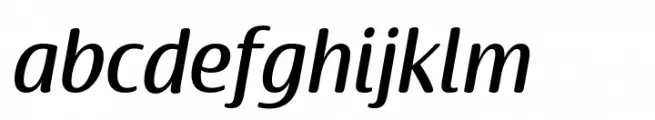Terfens Gothic Condensed Medium Italic
